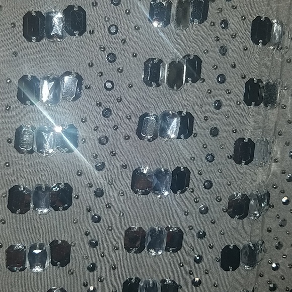 Cold shoulder blinged out top.  😍 - Picture 3 of 5